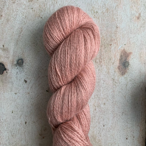 Sophie Scarf by Petiteknit Jane's Version Yarn Kit - One Size - Dusty Pink
