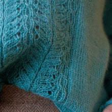 Adventitious Sweater by Olga Putano Yarn Kit - Size 4 - Aqua Green