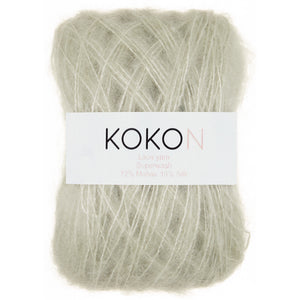 Shelly Pullover Kokon Kidsilk Lace Yarn Kit Sizes 1, 2 and 3 - Pistachio
