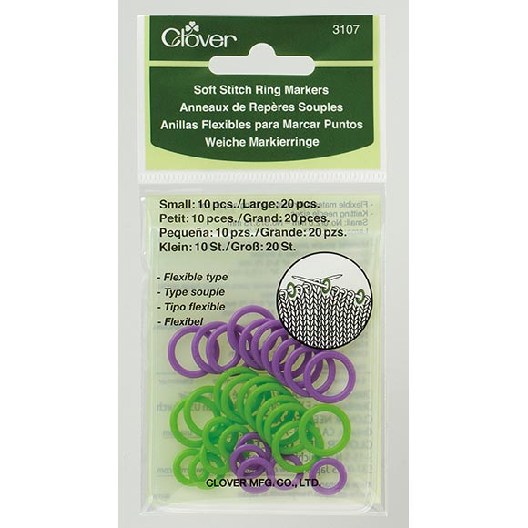 Clover Soft Stitch Ring Markers