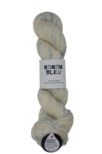 KOKON BLEU - Fingering Weight Merino - Speckle - O-Bleu