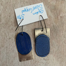 Jane Frances Reilly - Apron Silver Copper White and Blue