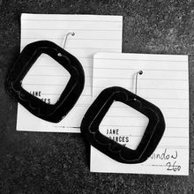 Jane Frances Reilly - Black and White Window Earring
