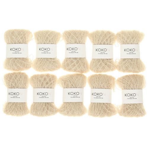 KOKON - Kidsilk Mohair Mini Skein - Stone