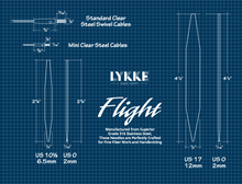 Lykke Flight 5" Interchangeable Stainless Steel Knitting Needle Tips