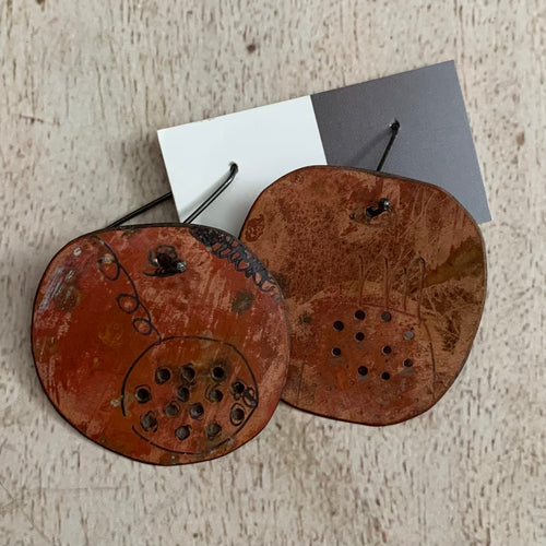 Jane Frances Reilly - Raw Hole Earrings
