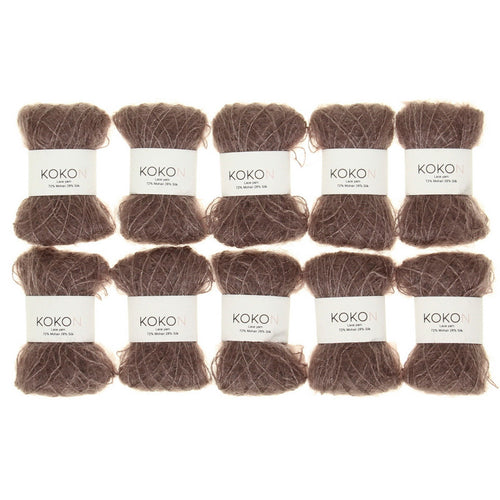 KOKON - Kidsilk Mohair Mini Skein - Rust