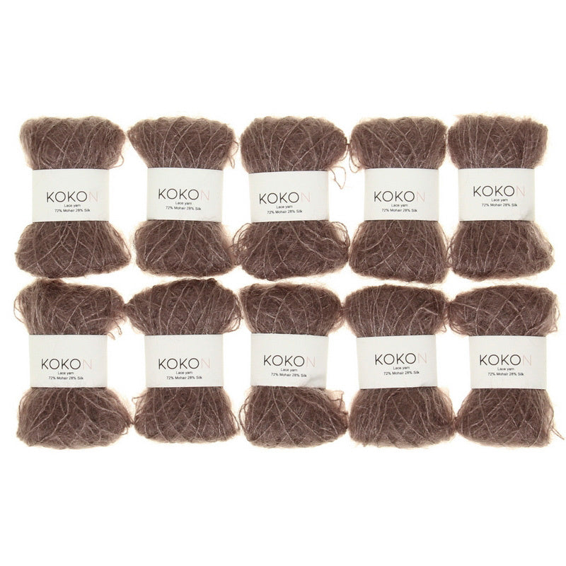 KOKON - Kidsilk Mohair Mini Skein - Rust