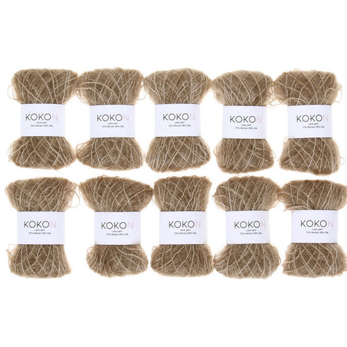 KOKON - Kidsilk Mohair Mini Skein - Dune