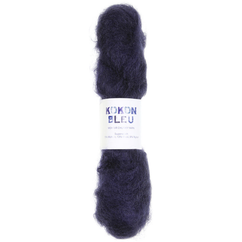 KOKON BLEU Chunky Mohair - Semi Solid - NEW COLLECTION