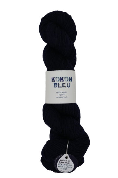 KOKON BLEU Sports Weight Semi Solid Non Superwash