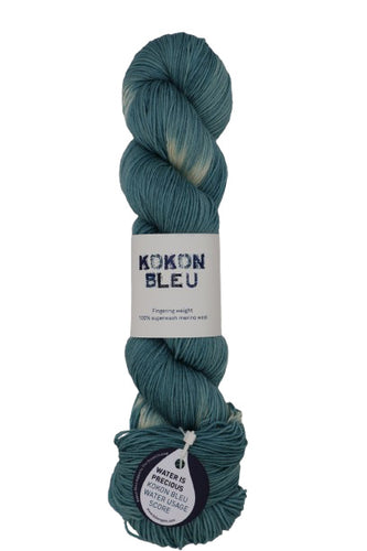 KOKON BLEU - Fingering Weight Merino - Tie Dye - O-Bleu