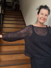 Shelly Pullover by Eri Shimizu Kokon Kidsilk Lace Yarn Kit Sizes 4, 5 and 6 - Spider