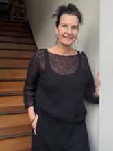 Shelly Pullover by Eri Shimizu Kokon Kidsilk Lace Yarn Kit Sizes 4, 5 and 6 - Spider