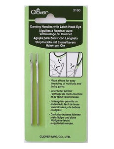 Clover Darning Needle with Latch Hook Eye