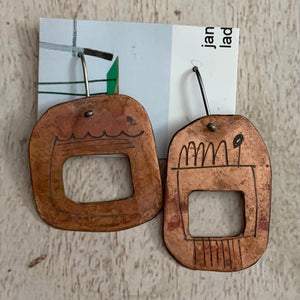 Jane Frances Reilly - Raw Window Earrings