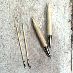 Lykke naturale 5" Interchangeable Knitting Needle Tips - JUST ARRIVED