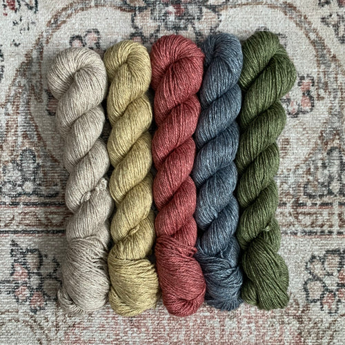 Chevronette by Justyna Lorkowska mYak Baby Yak | Silk Yarn Kit 3