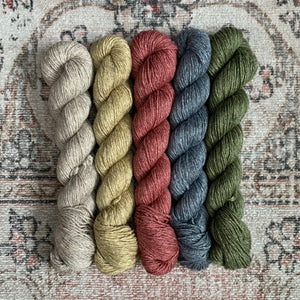 Chevronette by Justyna Lorkowska mYak Baby Yak | Silk Yarn Kit 3