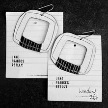Jane Frances Reilly - Black and White Window Earring