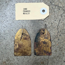 Jane Frances Reilly -  Brass Apron Earrings