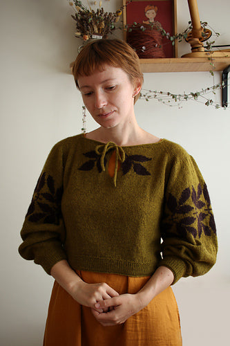 Padolyst Blouse by Teti Lutsak Yarn Kit - Sizes 5, 6 & 7