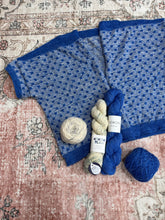 Hey Sailor! by Andrea Mowry KOKON BLEU & KOKON YARN Yarn Kit Cropped Version Sizes 1, 2 & 3