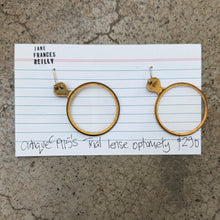 Jane Frances Reilly - Antique c1915's Trial Lens Optometry Earrings 0.50 & 4