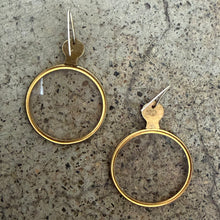 Jane Frances Reilly - Antique c1915's Trial Lens Optometry Earrings 0.50 & 4