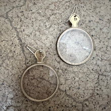 Jane Frances Reilly - Antique c1915's Trial Lens Optometry Earrings 5.5 & 2.5