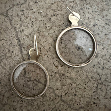 Jane Frances Reilly - Antique c1915's Trial Lens Optometry Earrings 5.5 & 2.5