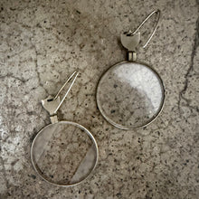 Jane Frances Reilly - Antique c1915's Trial Lens Optometry Earrings 0.25 & 0.75