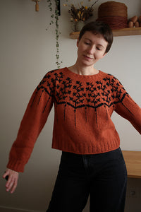 Helical Pullover by Teti Lutsak Yarn Kit - Sizes 7, 8 & 9