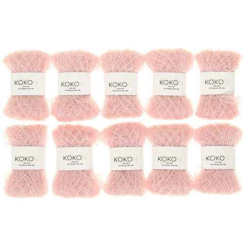 KOKON - Kidsilk Mohair Mini Skein - Cotton Candy