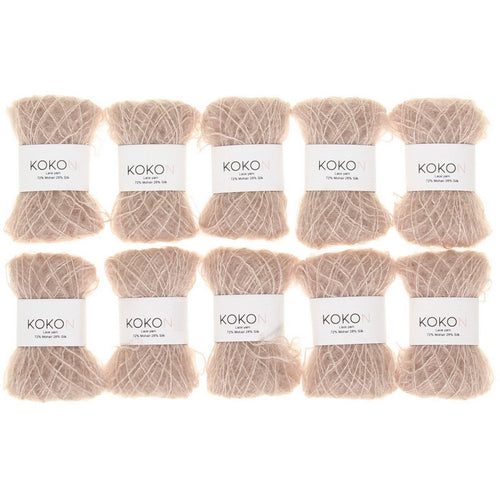 KOKON - Kidsilk Mohair Mini Skein - Clay