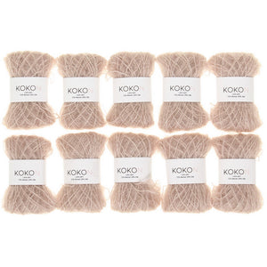 KOKON - Kidsilk Mohair Mini Skein - Clay
