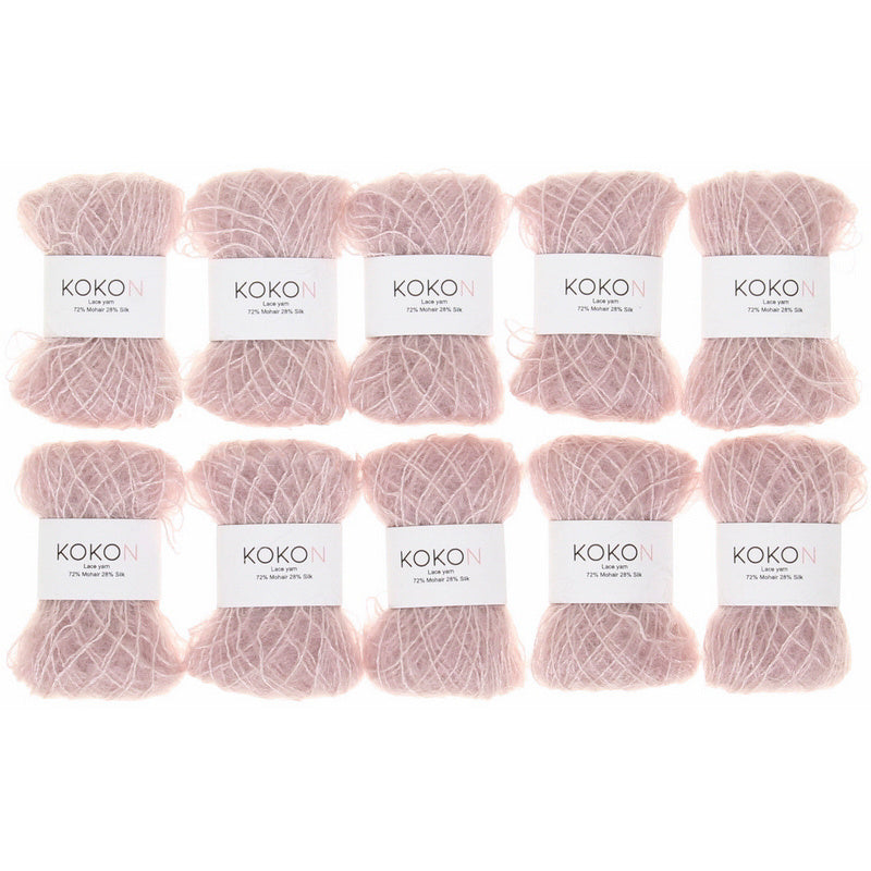 KOKON - Kidsilk Mohair Mini Skein - Rose Gold