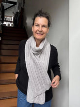 Studio 11 CC Scarf by Linda Scocca Circus Tonic Handmade Yarn Kit - Flax