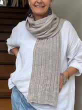 Studio 11 CC Scarf by Linda Scocca Circus Tonic Handmade Yarn Kit - Flax