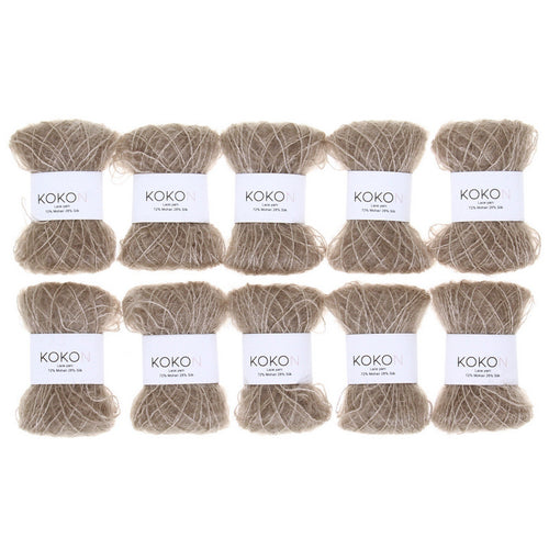 KOKON - Kidsilk Mohair Mini Skein - Cork