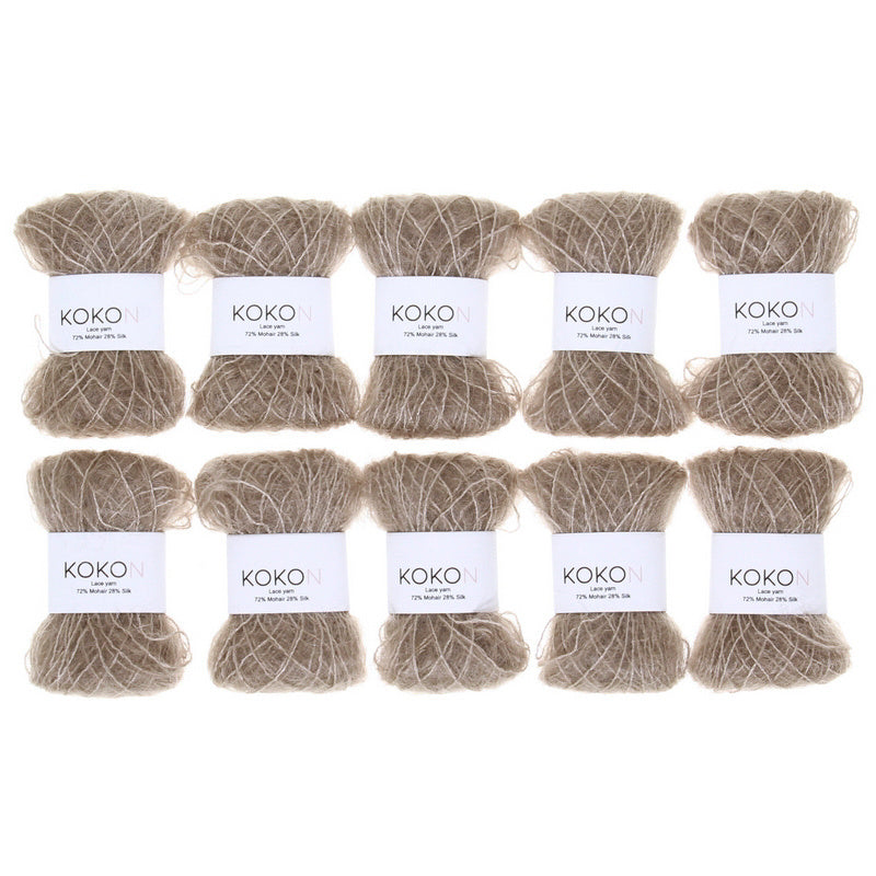 KOKON - Kidsilk Mohair Mini Skein - Cork