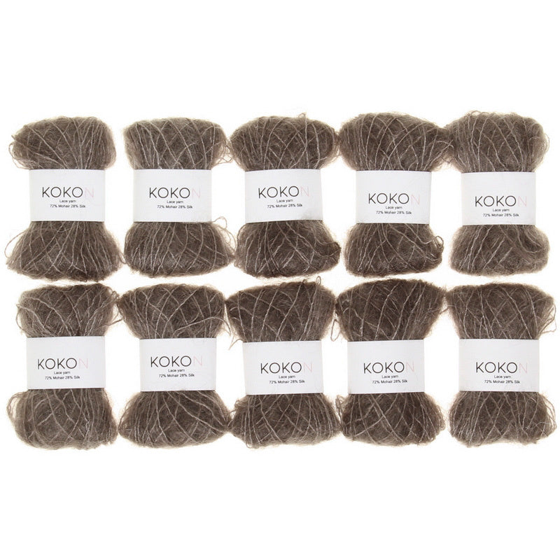 KOKON - Kidsilk Mohair Mini Skein - Smoke