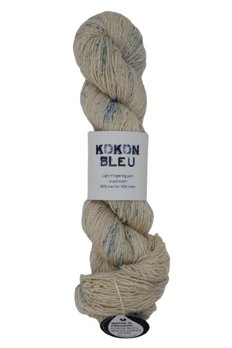 KOKON BLEU - Merino Linen - Speckle - O-Bleu