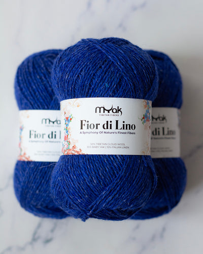 mYak - Fior di Lino - Blue Sapphire - NEW COLOUR