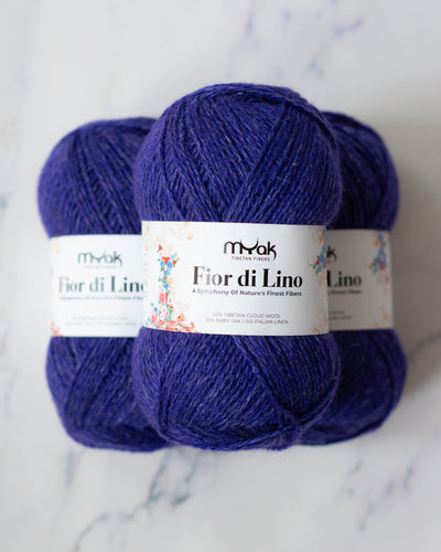 mYak - Fior di Lino - Deep Iris - NEW COLOUR