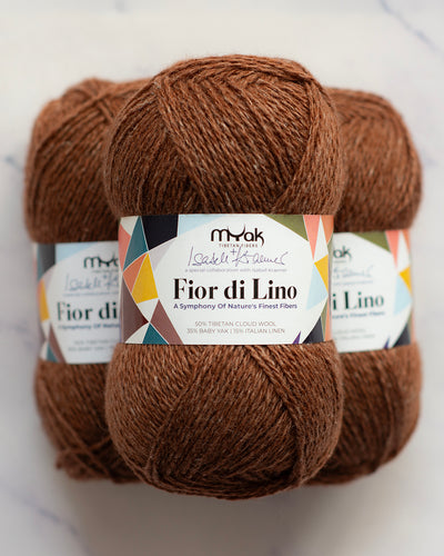 mYak - Fior di Lino - A Special Collaboration with Isabell Kramer - Walnut - NEW