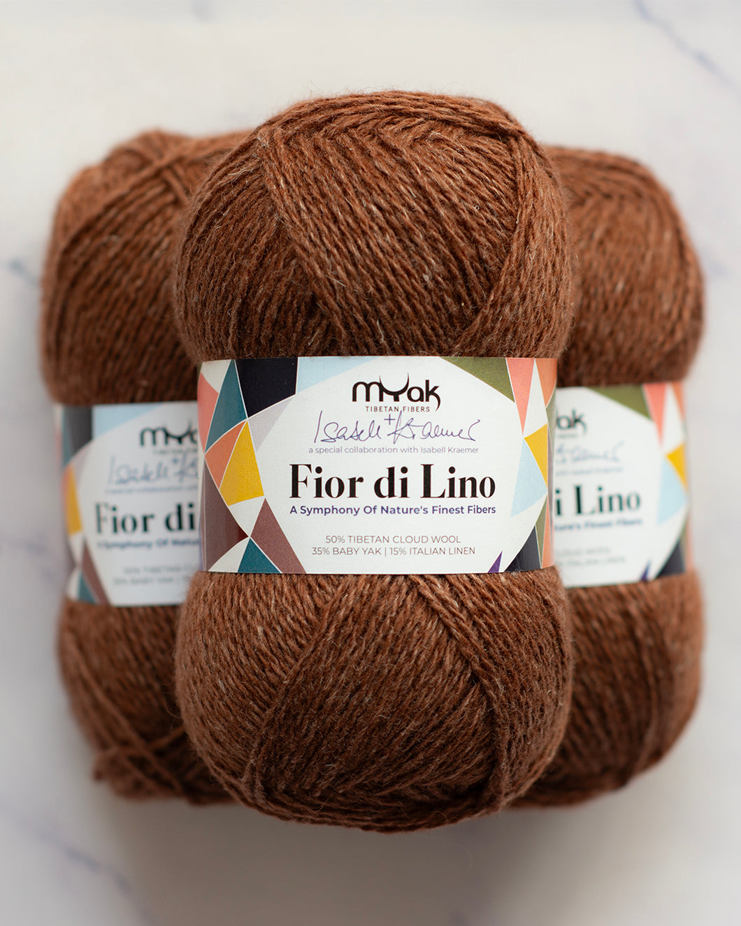 mYak - Fior di Lino - A Special Collaboration with Isabell Kramer - Walnut - NEW