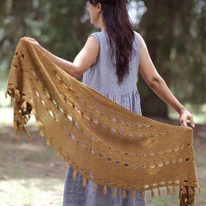 Hipster Shawl by Joji Yarn Kit - Ochre