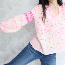 Nell Tunic by Eri Yarn Kit - Sizes XL & 2XL - KOKON PINK