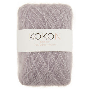 Shelly Pullover Kokon Kidsilk Lace Yarn Kit Sizes 7, 8 and 9 - Mineral V